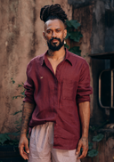 Camisa Manga Longa Linho Puro