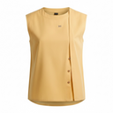 Regata Colete Botões Laterais