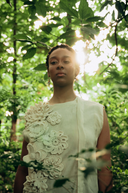 Vestido Maria - Rosas de Crochê