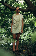 Vestido Maria - Rosas de Crochê